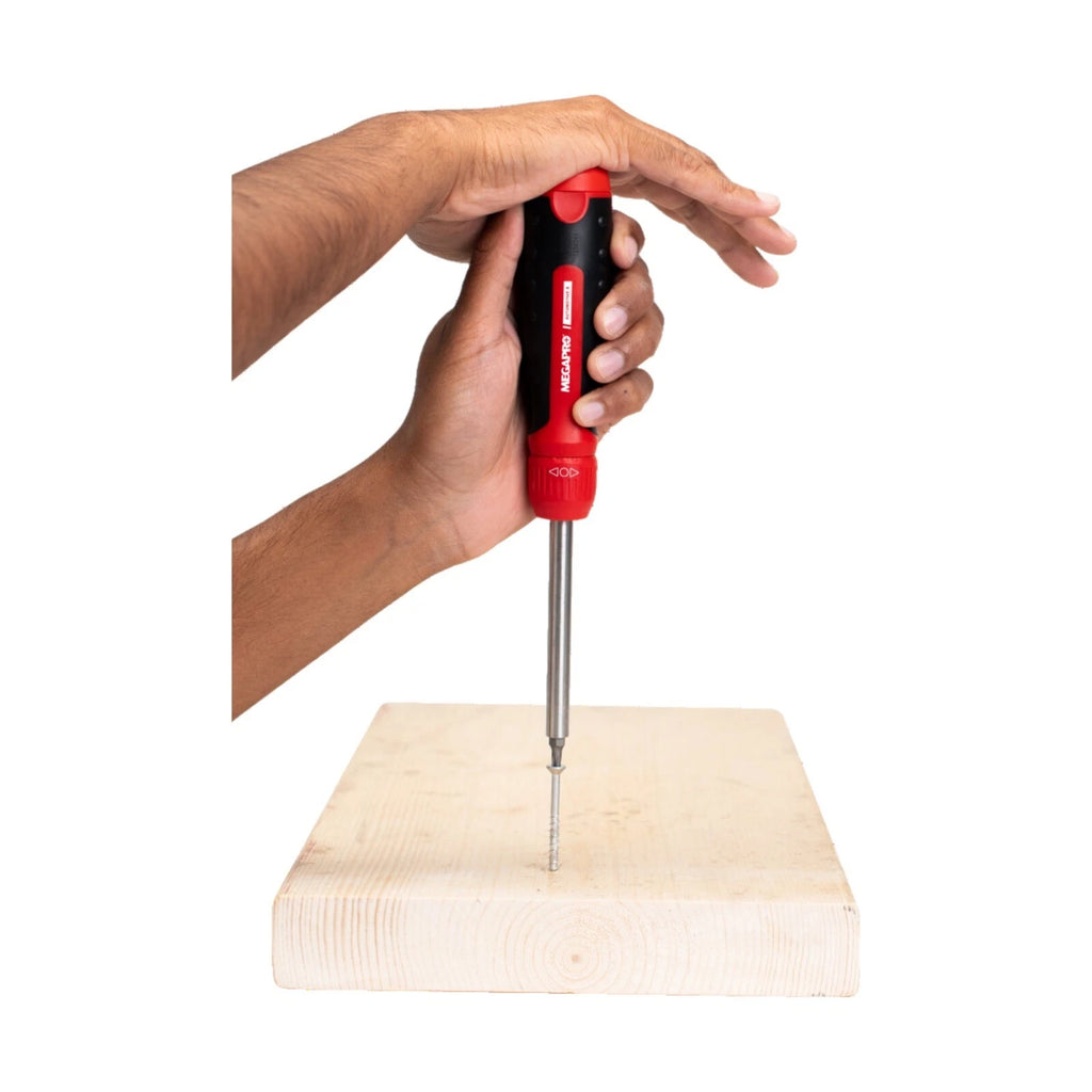 Megapro Ratcheting Automotive Screwdriver Multi-Bit 13 in 1 Torx Phillips Flat