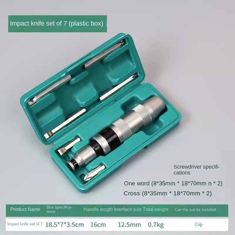 Impact Bit Screwdriver Set Multifunctional Combination Screw Removal Remover