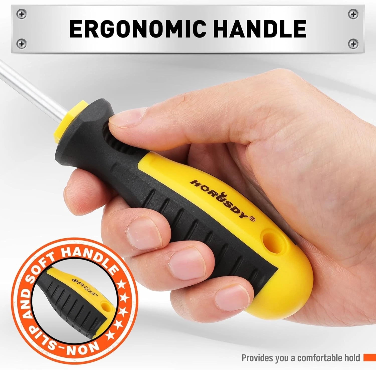 11-piece Magnetic Screwdriver Set with Case, 5 Phillips & 5 Flat Head