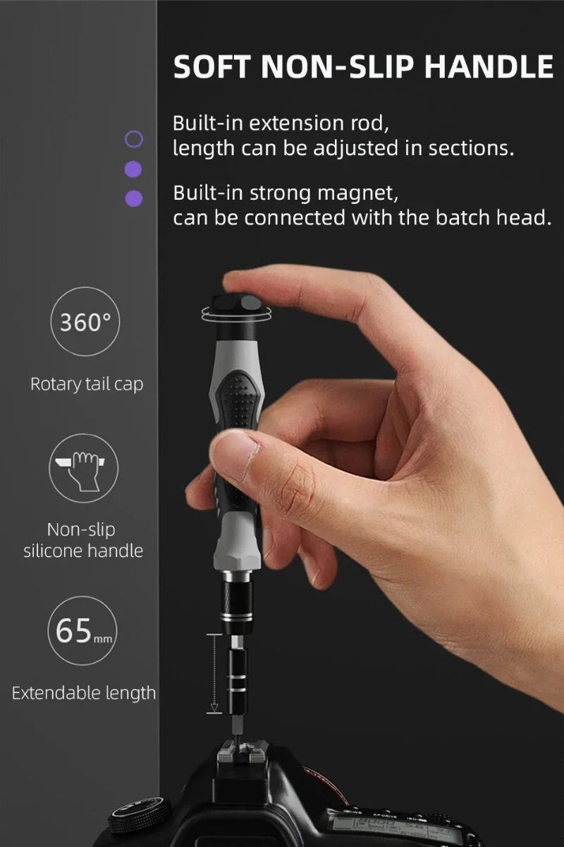 Multifunction 132 in 1 Phillips Slotted Screwdriver Set Precision ScrewdriverSet
