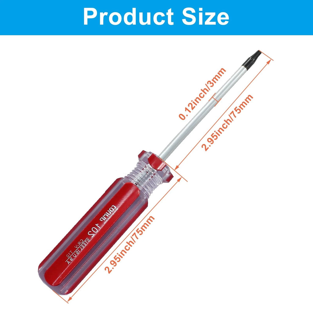 T10 Torx Screwdriver, Magnetic Screwdriver Star Security Screw Driver for Comput