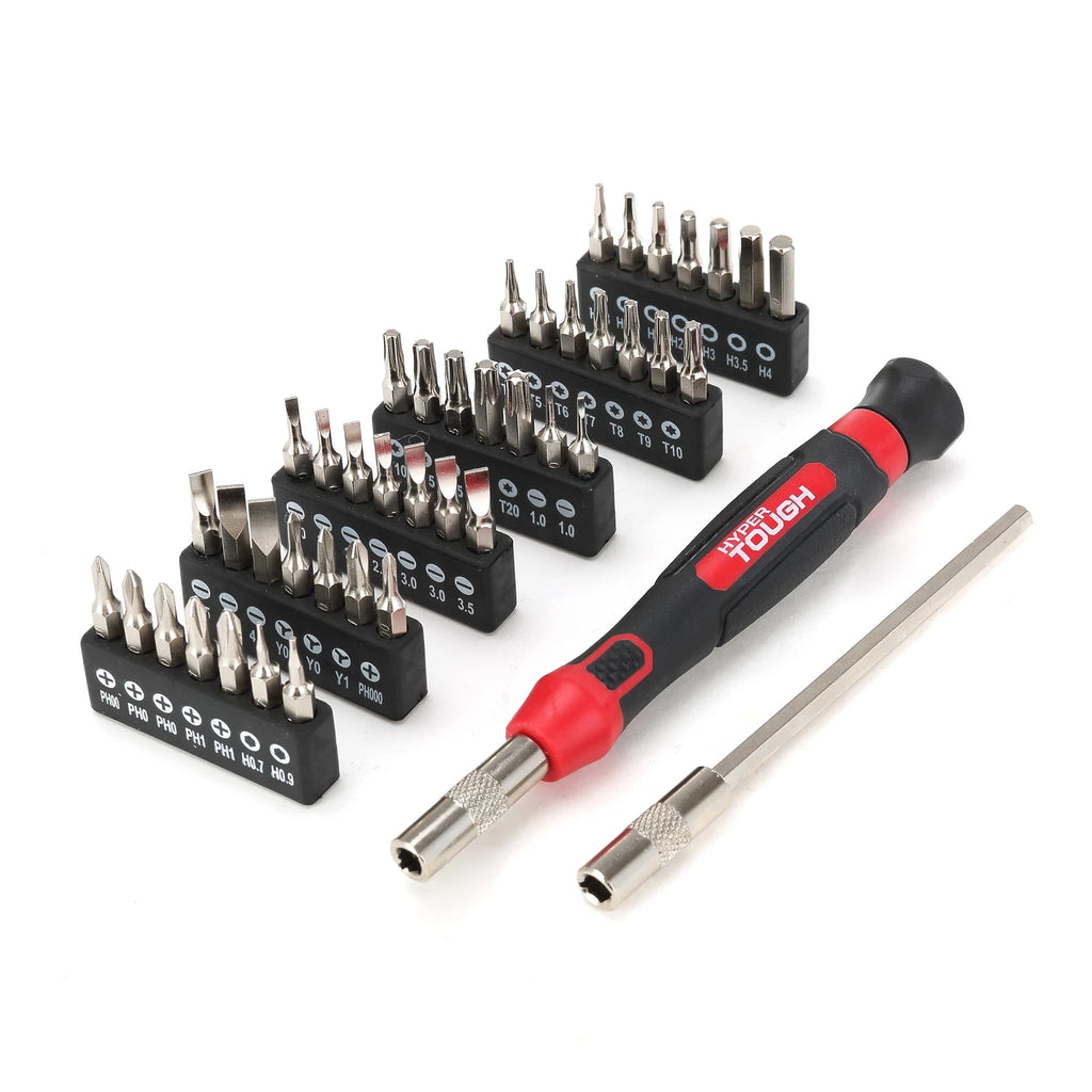 Hyper Tough 44 Piece Precision Multi-type Screwdriver Bits Set TS99913A