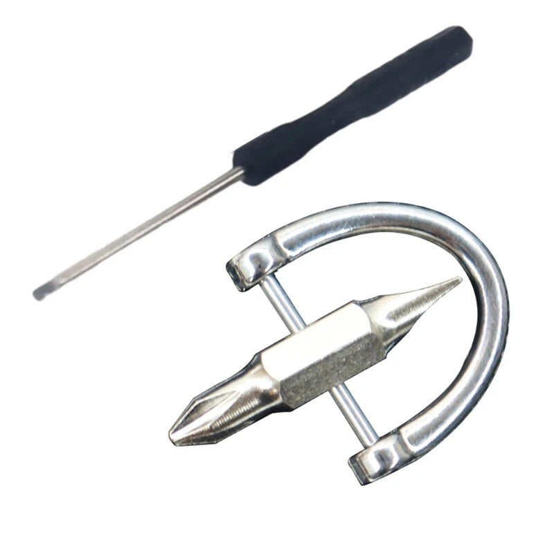 Reliable Keychain Screwdriver Set With Tip For Portability Easy Access Anywhere