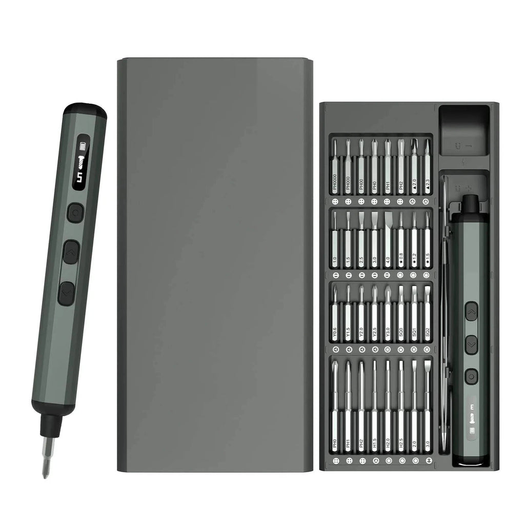 Mini Electric Screwdriver 68 in 1,Precision Screwdriver Set w/ 64 Magnetic Bits