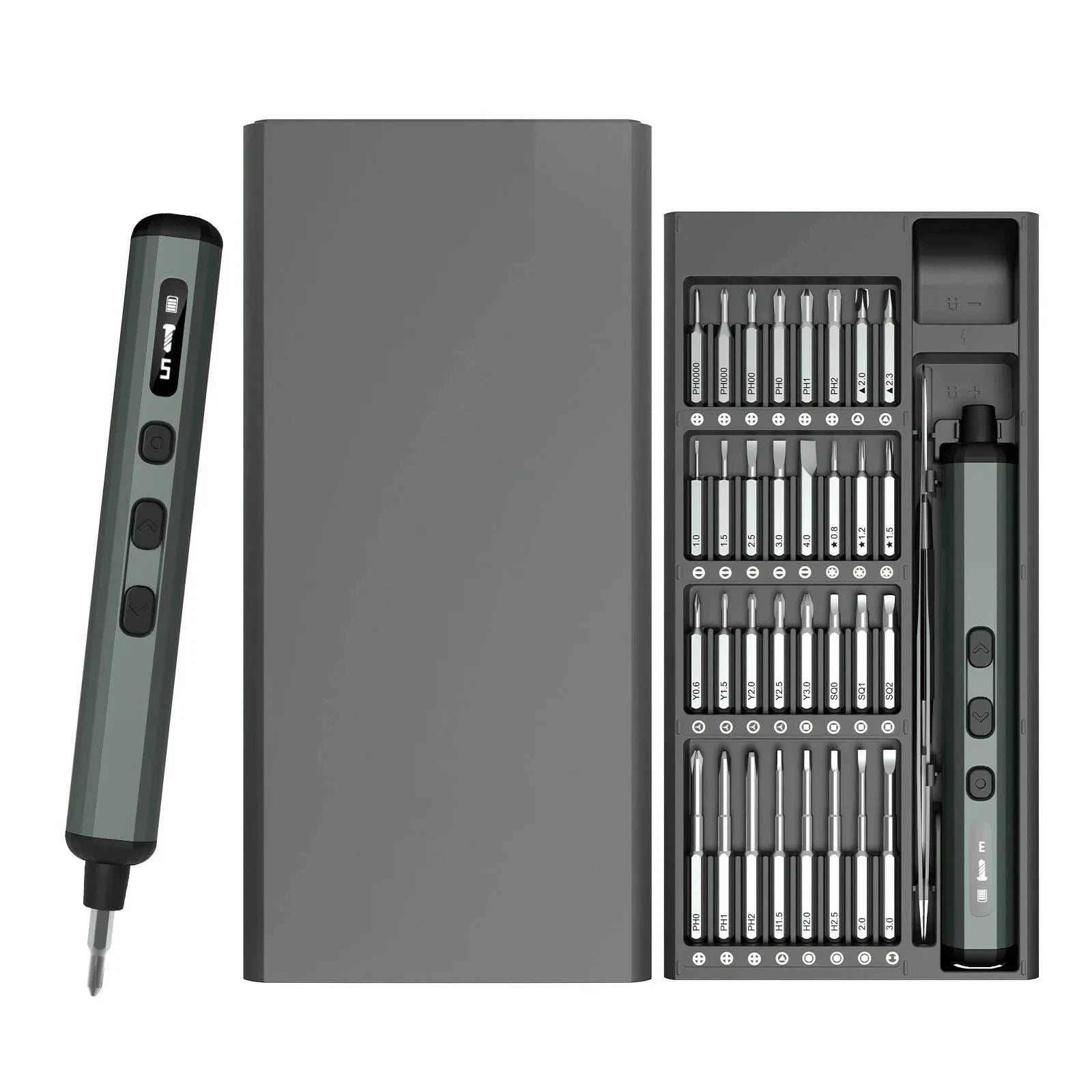 Mini Electric Screwdriver 68 in 1,Precision Screwdriver Set w/ 64 Magnetic Bits