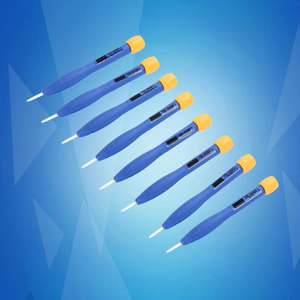 8pcs Adjust Frequency Screwdriver Anti static Plastic Ceramic Set Home Hand