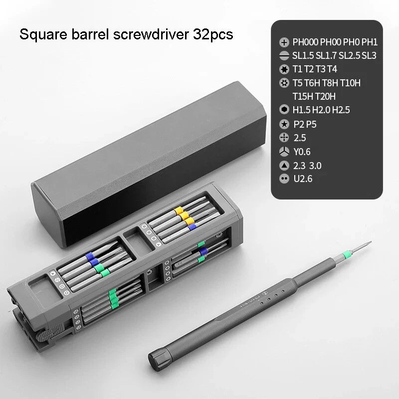 Screwdriver Set S2 Phillips Slotted Screw driver Bit Maintenance tool hand tools