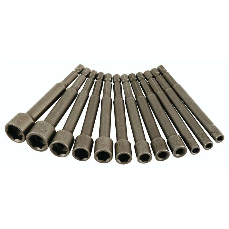 Wiha Tools 76086 Metric Nut Driver Power Blades, 12 Pc. Set.