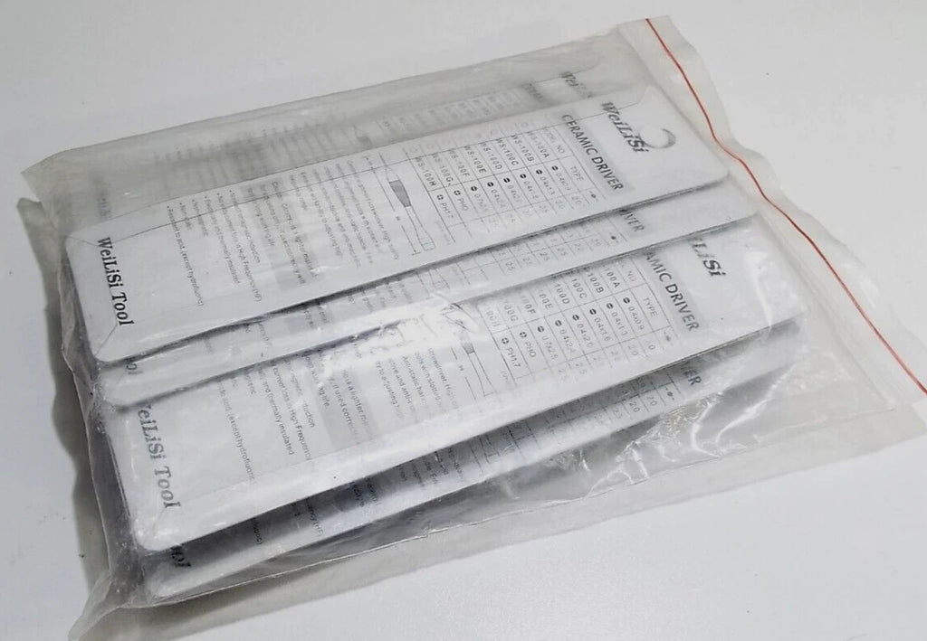 QTY10 Ceramic Tuning alignment Screw driver Non conductive Non magnetic ESD TOOL