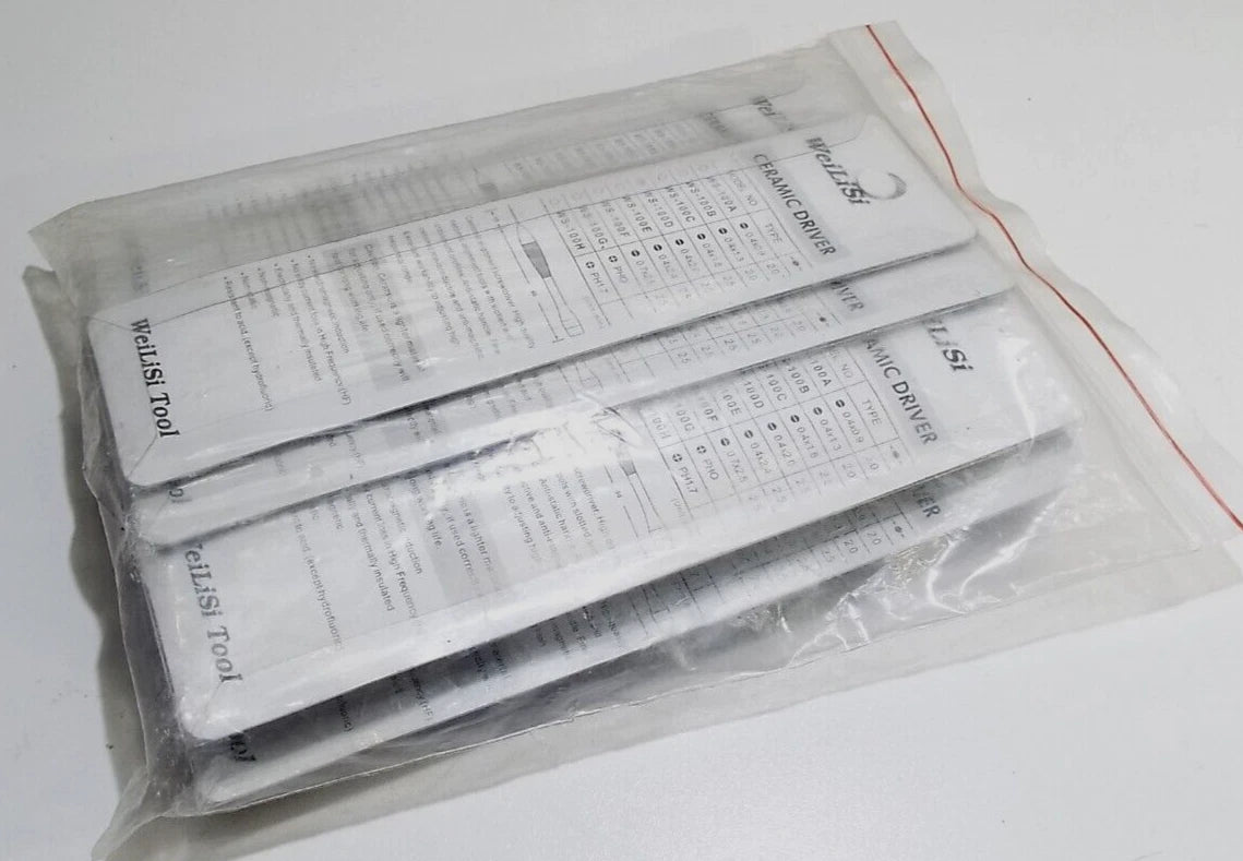 QTY10 Ceramic Tuning alignment Screw driver Non conductive Non magnetic ESD TOOL