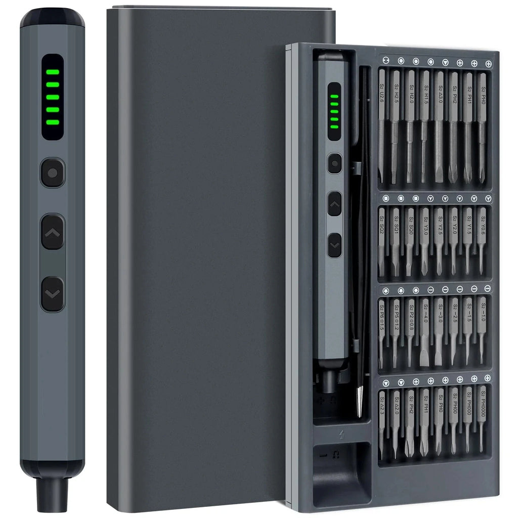 Mini Electric Screwdriver 68 in 1,Precision Screwdriver Set w/ 64 Magnetic Bits