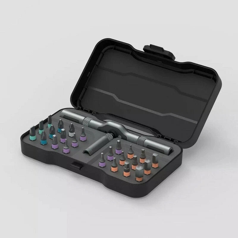 24 IN 1 Multi-Purpose Ratchet Wrench Screwdriver Magnetic Repair Bits Tool Set