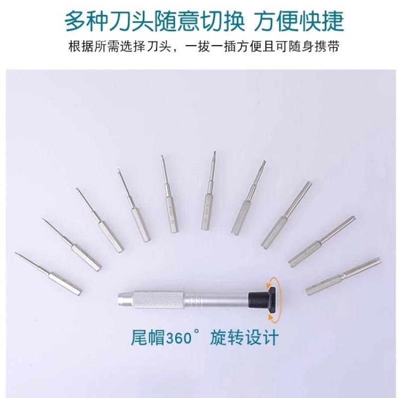 10 in 1 Eyeglass Screwdriver Set Straight / Phillips Screwdrivers Screwdrivers