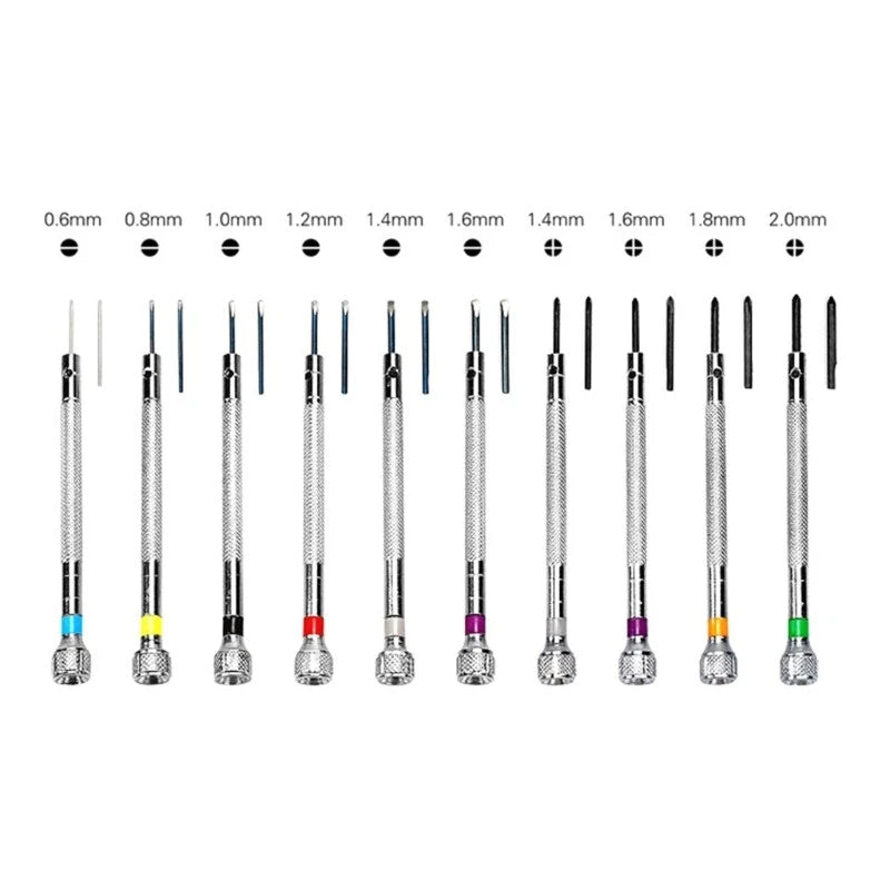 10Pcs Screwdriver Jewelers Screwdriver Set Watch Repair Screwdriver Set