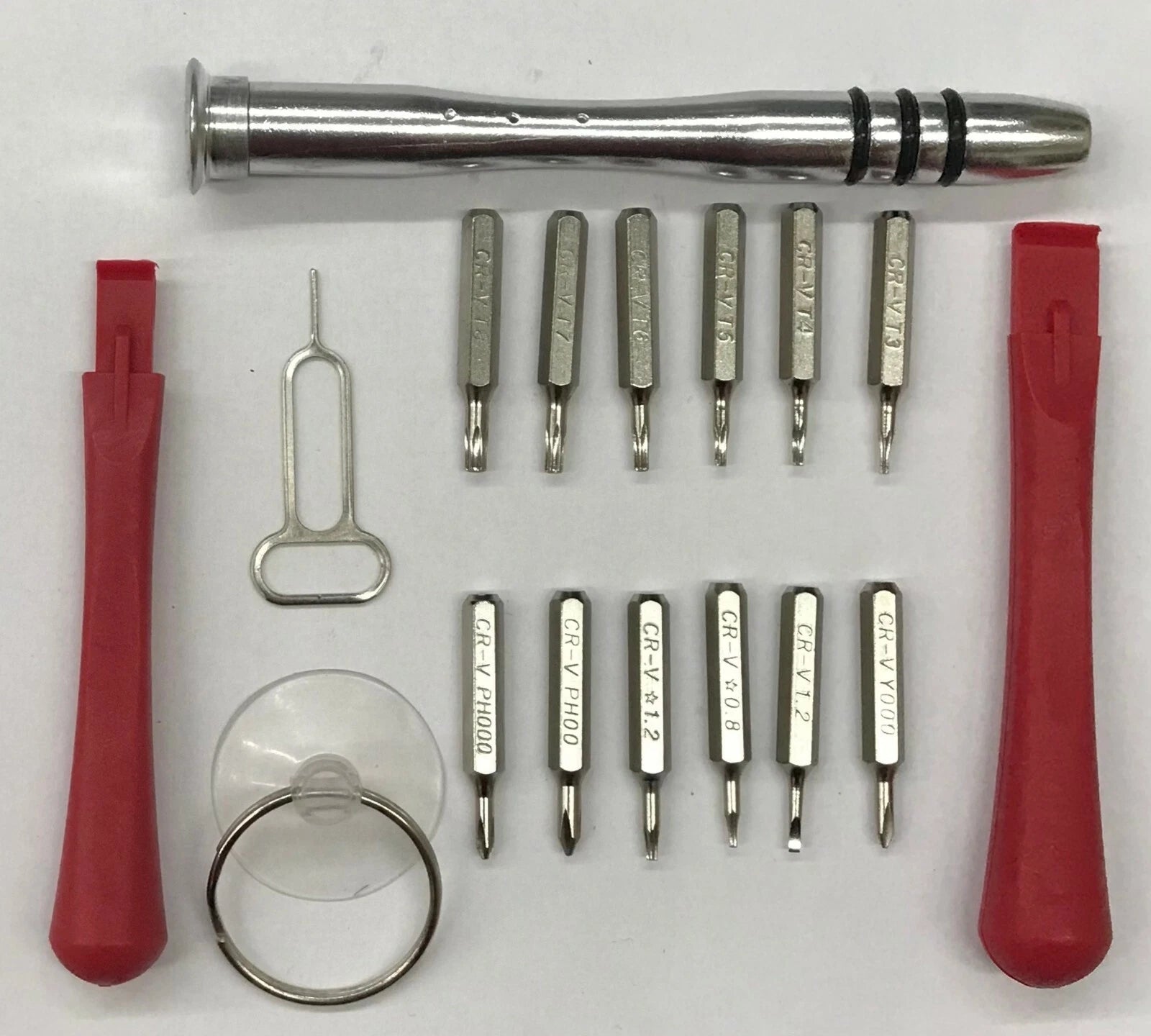 Hyper Tough - Smart Phone Repair Tool Kit 17 Piece Set Screw Driver Torx