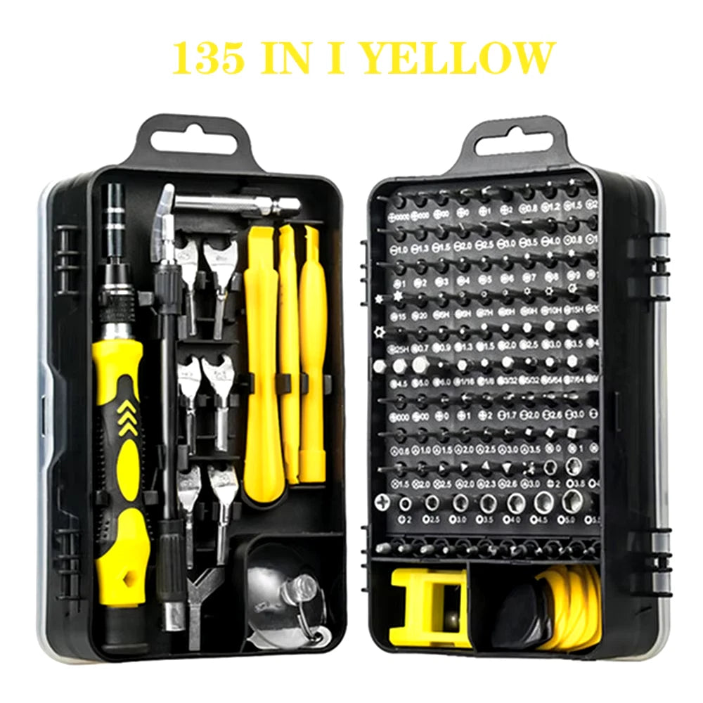 Screwdriver Set Magnetic Torx Phillips Screw Bit Kit  with Electrical Driver Rem