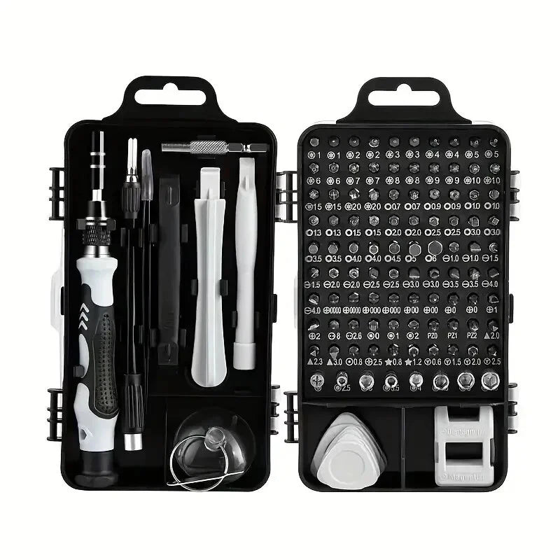 Car 1 Set Precision Screwdriver Set With 115 Magnetic Bits Electronics Tool Kit