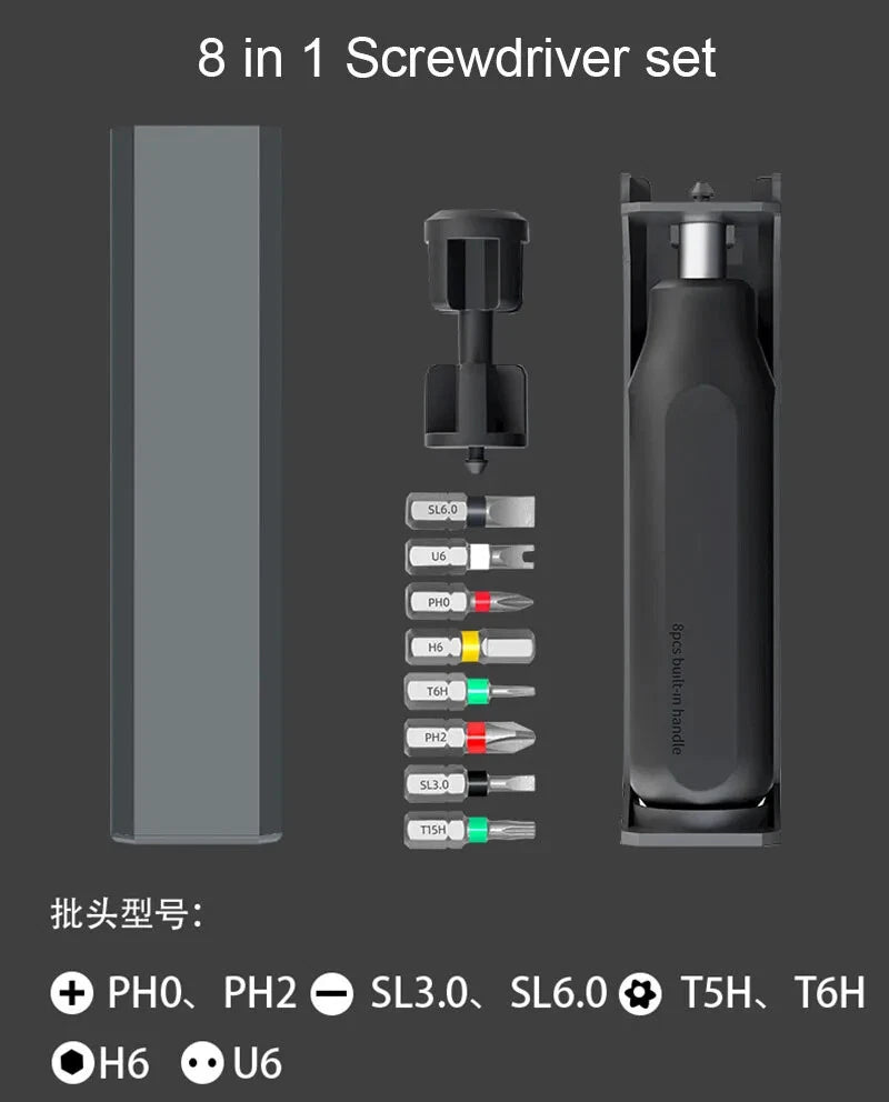 Screwdriver Set S2 Phillips Slotted Screw driver Bit Maintenance tool hand tools