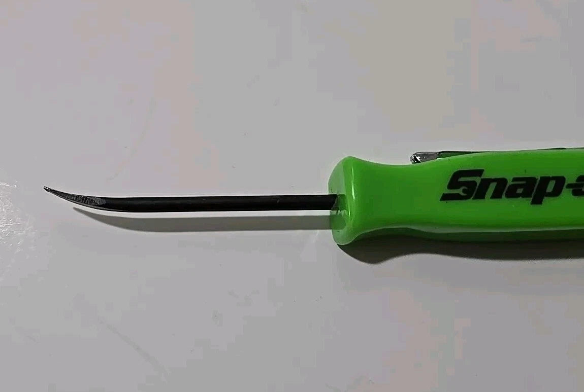5X Green Snap on tools Promo PRY BAR screwdrivers per order pocket Clip NEW+GIFT