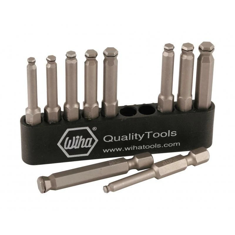 Wiha Tools 74999 MagicRing Ball End Hex Power Bit Belt Pack, 10 Pc.