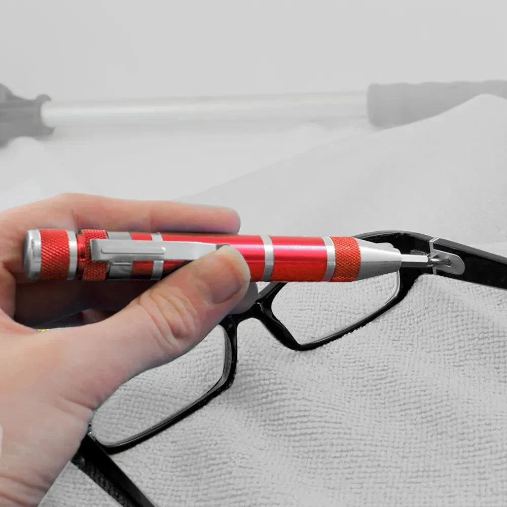 Precision Screwdriver Set Glasses 9pc Repair Kit Watch Jewellery Trox Electronic