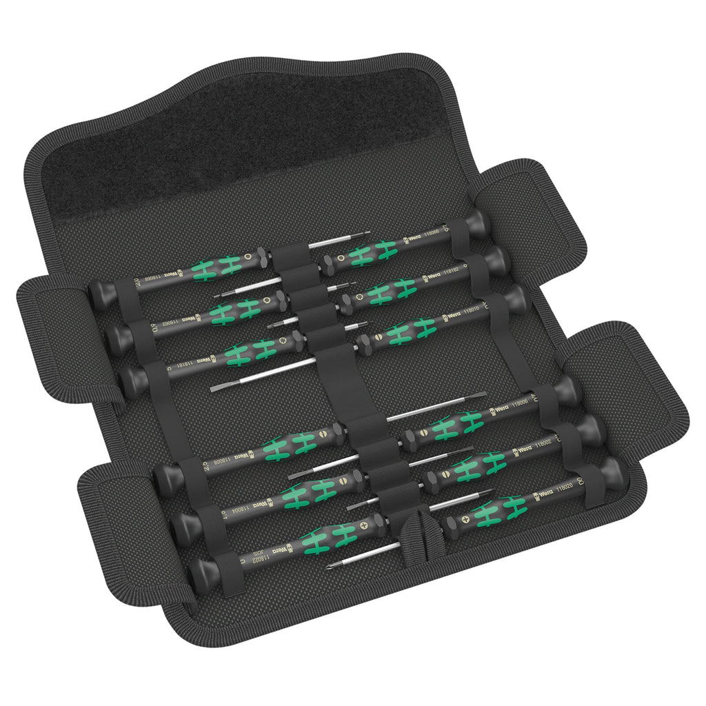 Wera Precision Screwdriver Set 12pc Kraftform Micro 12 Universal 1 Phillips Torx