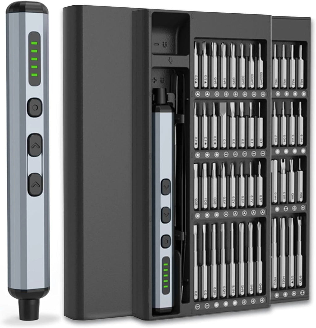 Mini Cordless Electric Screwdriver Set 68-in-1 | Rechargeable Precision Torqu...
