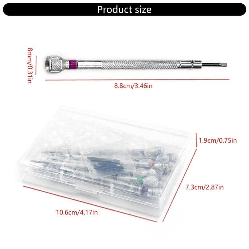 10Pcs Screwdriver Jewelers Screwdriver Set Watch Repair Screwdriver Set