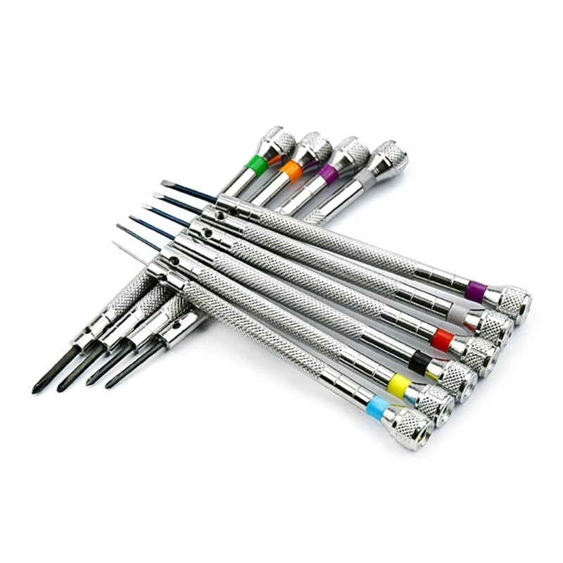 10Pcs Screwdriver Jewelers Screwdriver Set Watch Repair Screwdriver Set