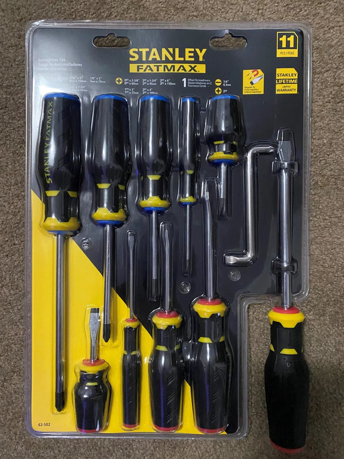 Stanley 11-Piece FatMax Screwdriver Set 62-502