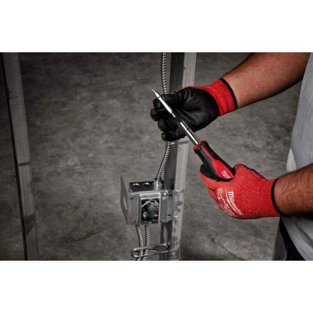 11-In-1 Multi-Tip Combination Screwdriver with Square Drive Bits