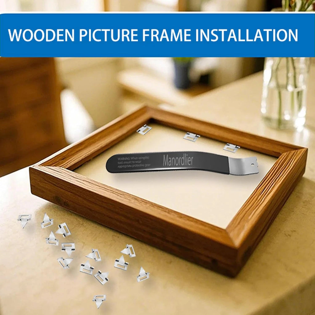 Glazier Points,120 Glazin Points and Glazier Point Driver for Easy Installation