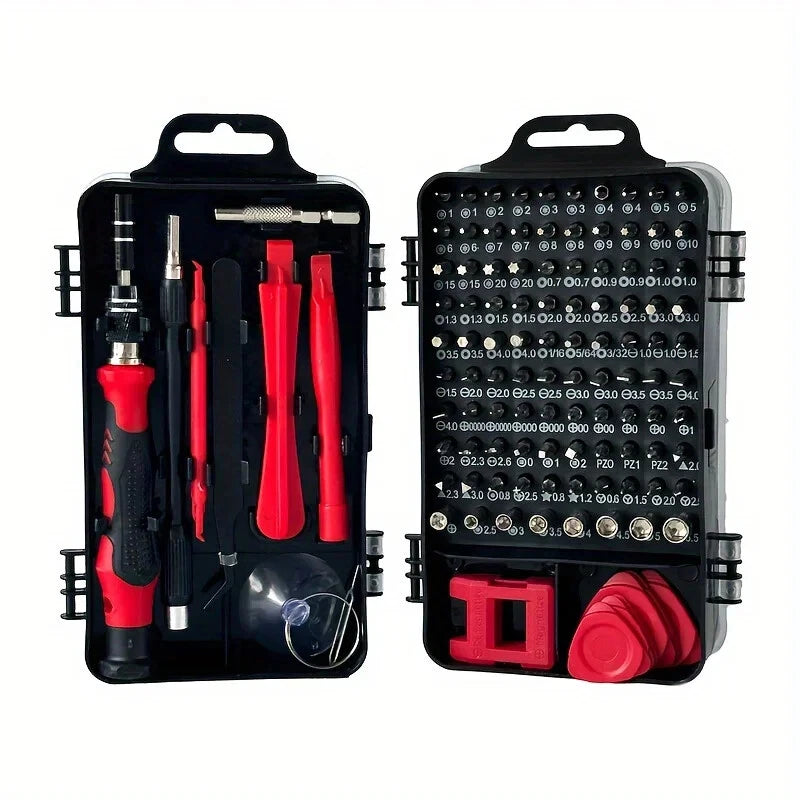 Car 1 Set Precision Screwdriver Set With 115 Magnetic Bits Electronics Tool Kit