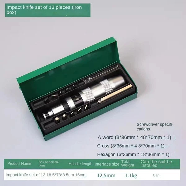 Impact Bit Screwdriver Set Multifunctional Combination Screw Removal Remover