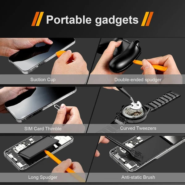 Juego de Destornilladores de Precision 38 Piezas Kit Herramientas Con Seguridad