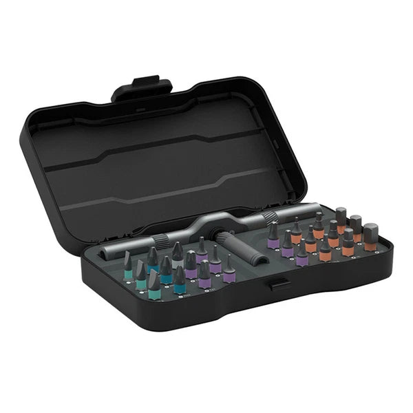 DUKA 24 in 1 Multi-Purpose Ratchet  Screwdriver Bits Set DIY Toolbox C1W6wgNE