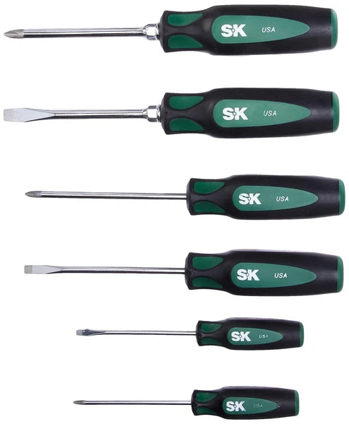 SK Tools 6 Piece Cushiongrip Screwdriver Set (86330)