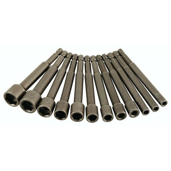 Wiha Tools 76086 Metric Nut Driver Power Blades, 12 Pc. Set.