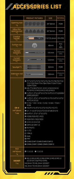 Mini Container Screwdriver Set 180 in 1 Professional Kit Repair Tool For Drones