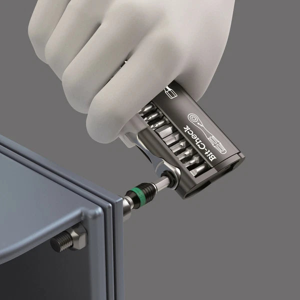 Wera Bicycle Set 3 Zyklop Mini Ratchet Bit Set 1/4" Drive Metric 05004172001