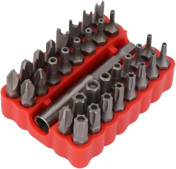 33 in 1 Hollow Screwdriver Bit, Chrome Vanadium Steel, Screw Tips