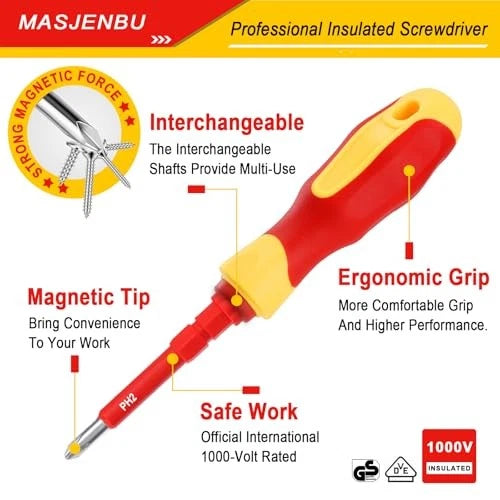 1000V Insulated Electrician Upgraded 29 in 1 Insulated Screwdriver Set
