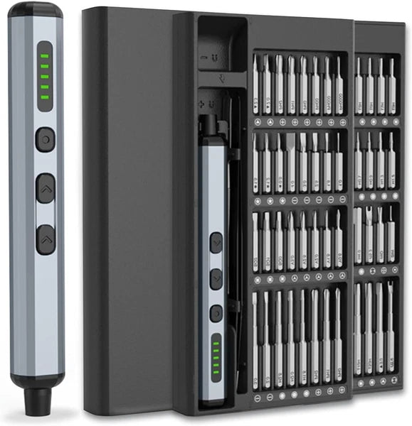 Mini Cordless Electric Screwdriver Set 68-in-1 | Rechargeable Precision Torqu...