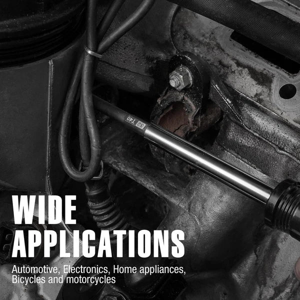 WORKPRO 10PCS Security Torx Bit Set 2.3" Long Magnetic Tips Torx Screwdriver Bit