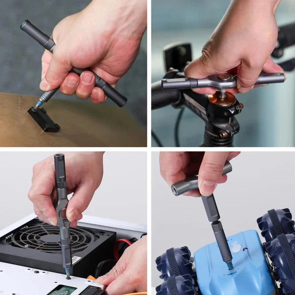 24in1 Multifunction Ratchet Screwdriver Set Multi Magnetic Bits Repair Tool Kit