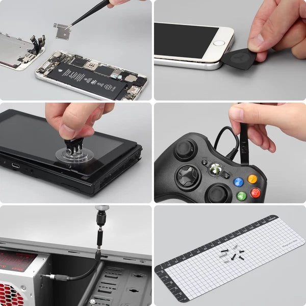 Pro-Grade 153-in-1 Screwdriver Kit with Ergonomic Grip & Case for Gadgets