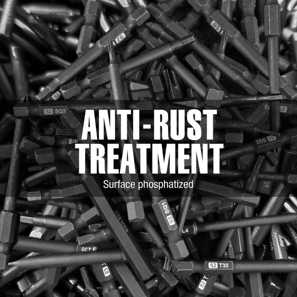 WORKPRO 10PCS Security Torx Bit Set 2.3" Long Magnetic Tips Torx Screwdriver Bit