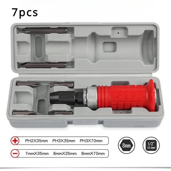 1/2 Inch Impact Screwdriver Set Impact Screwdriver Professional Screwdriver Tool
