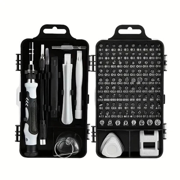 Car 1 Set Precision Screwdriver Set With 115 Magnetic Bits Electronics Tool Kit