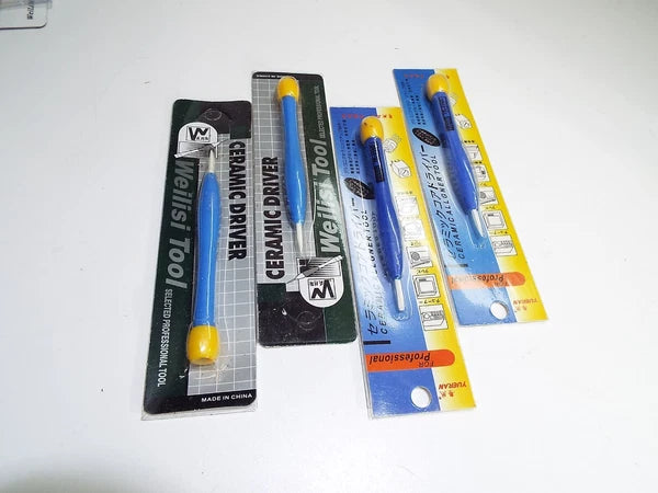 QTY10 Ceramic Tuning alignment Screw driver Non conductive Non magnetic ESD TOOL